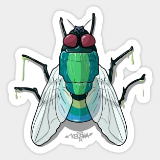 Toxic fly Sticker